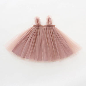 Tulle Sleeveless Dress - Mauve