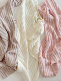 Wave Blanket, Bisque