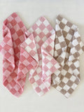 Check Mini Blanket, Pink