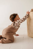 Long Sleeve Bodysuit Bamboo - Trains
