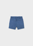 Blue Linen Relax Shorts