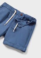 Blue Linen Relax Shorts