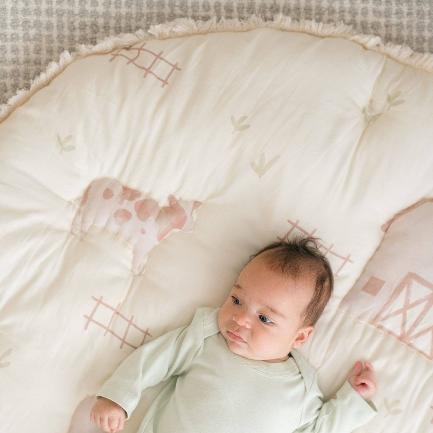 Quilted Play Mat - Farmhouse