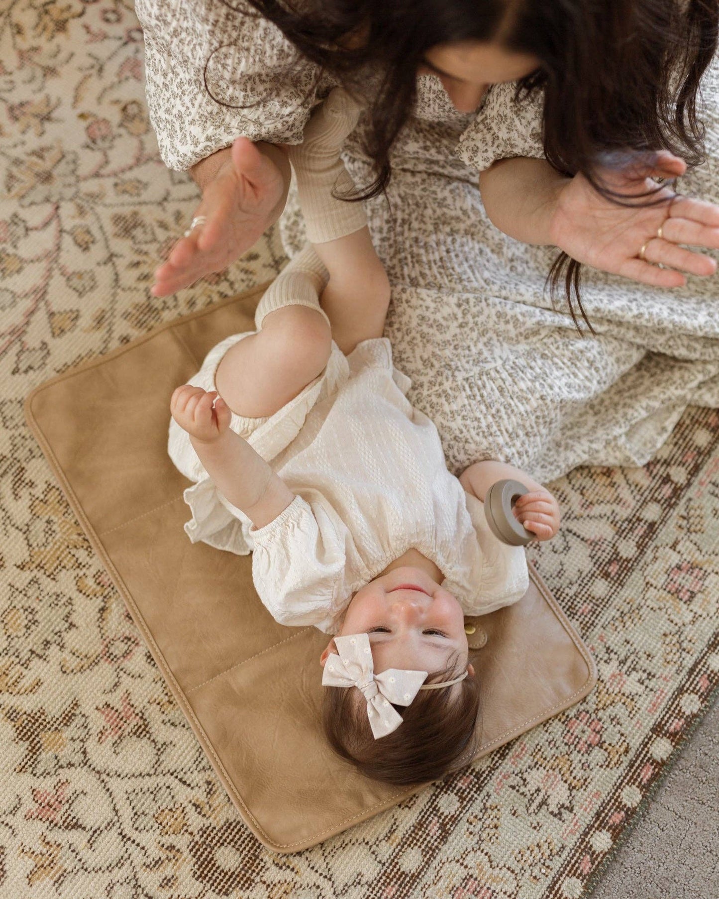 Vegan Leather Baby Changing Mat