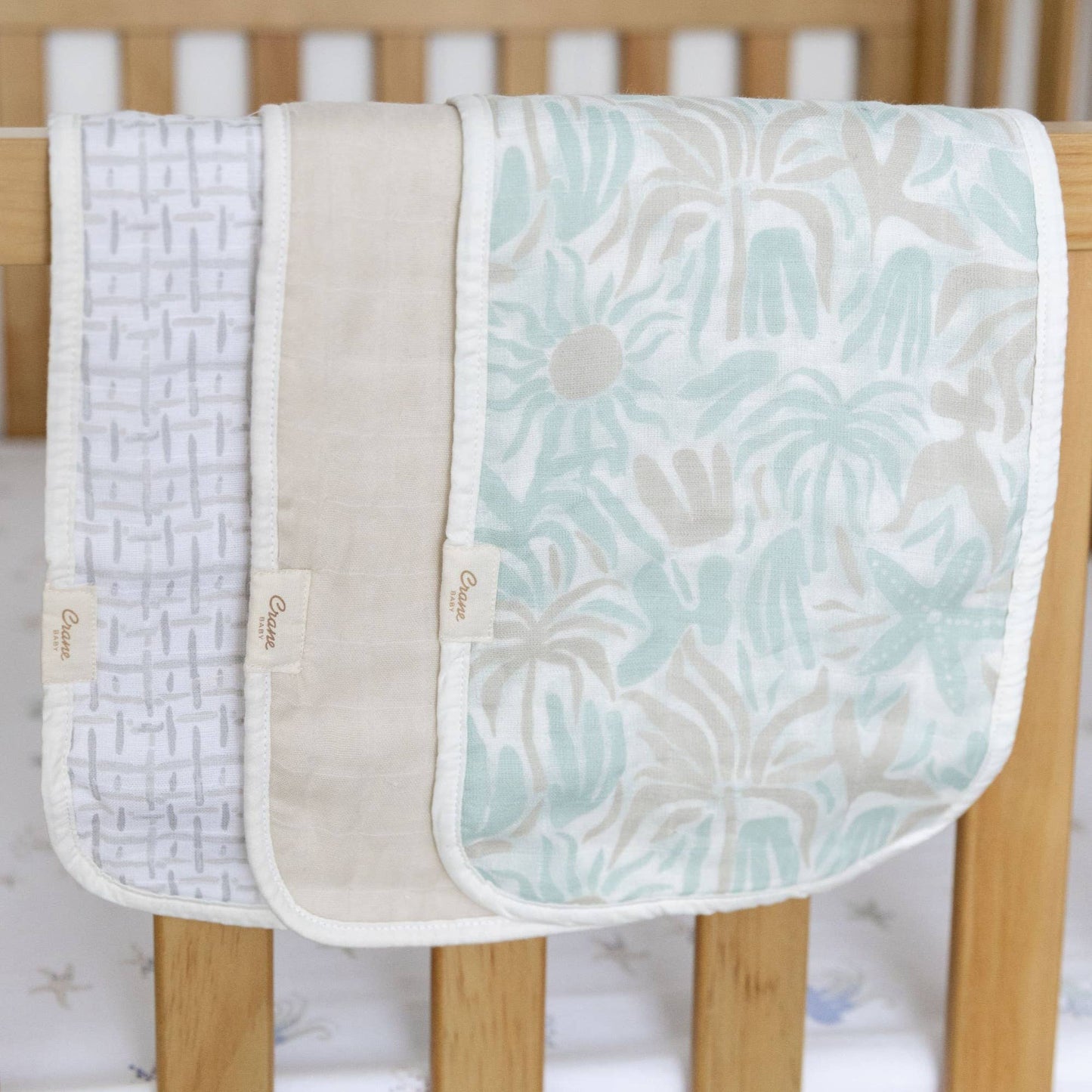 Burp Cloth Set - Cove