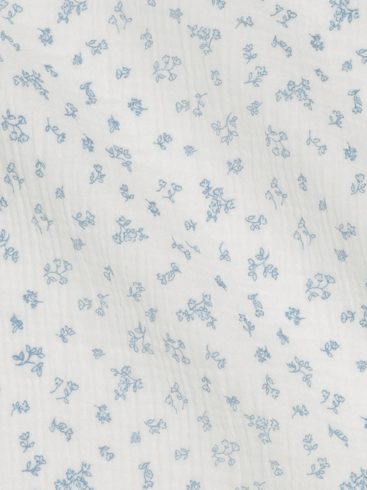 Muslin Swaddle Blanket - Rosebay Floral / Coconut + Sea