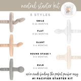 Ryan & Rose - Cutie PAT (Pacifier + Teether) Starter Kit: Neutral