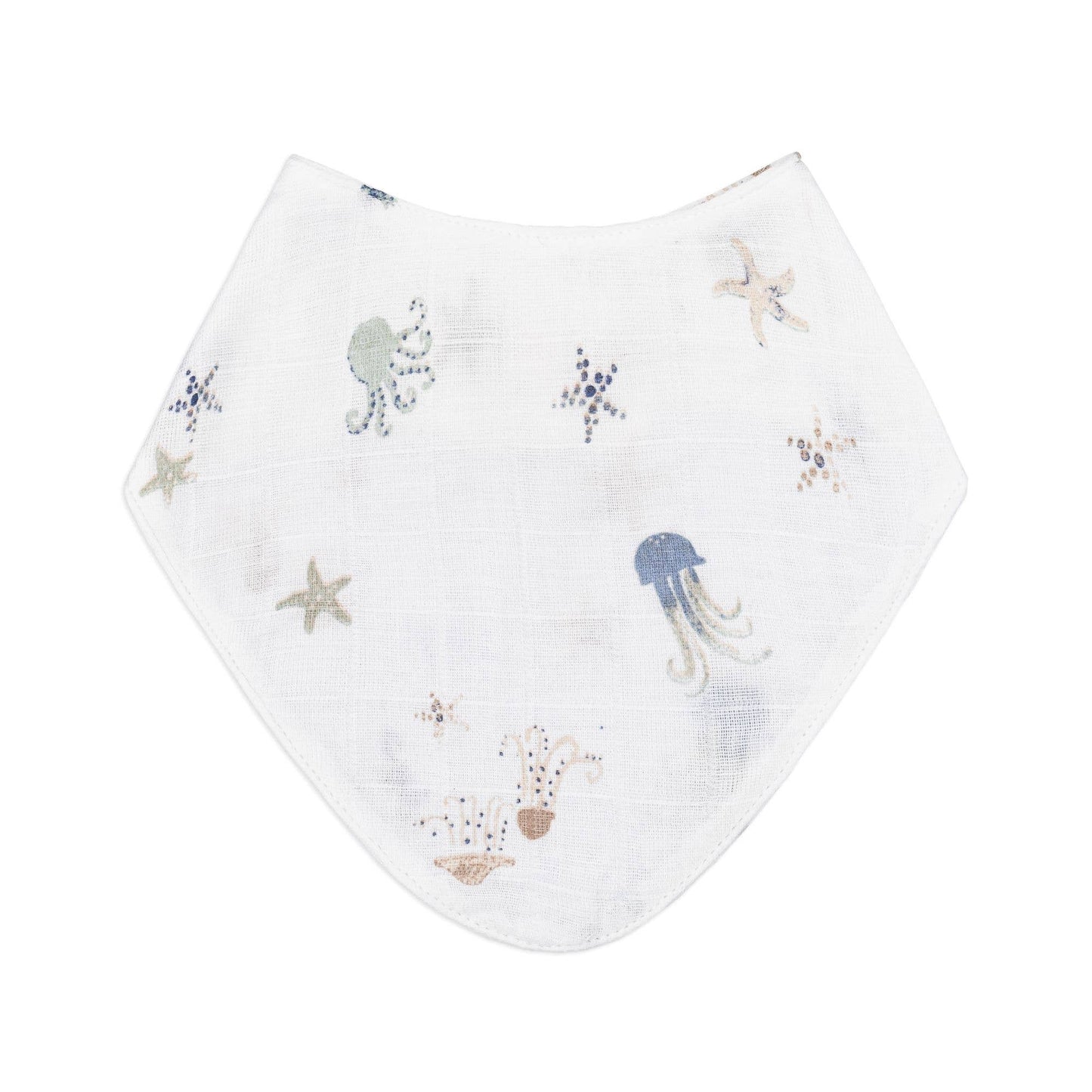 Muslin Bib Set - Cove Ocean