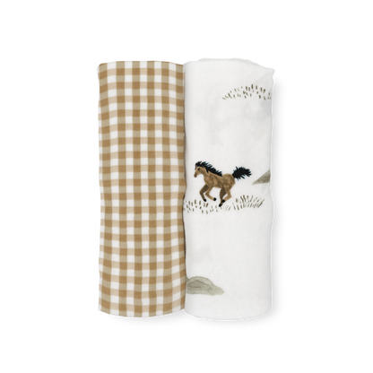 Stretch Knit Swaddle 2 Pack
