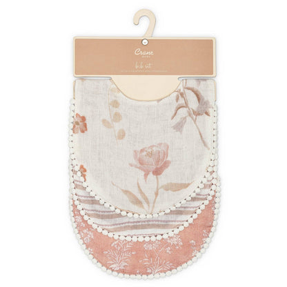Muslin Bib Set - Violet