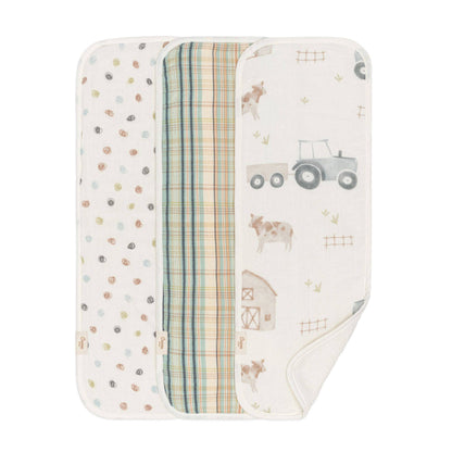 Burp Cloth Set - Farmhouse