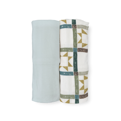 Stretch Knit Swaddle 2 Pack
