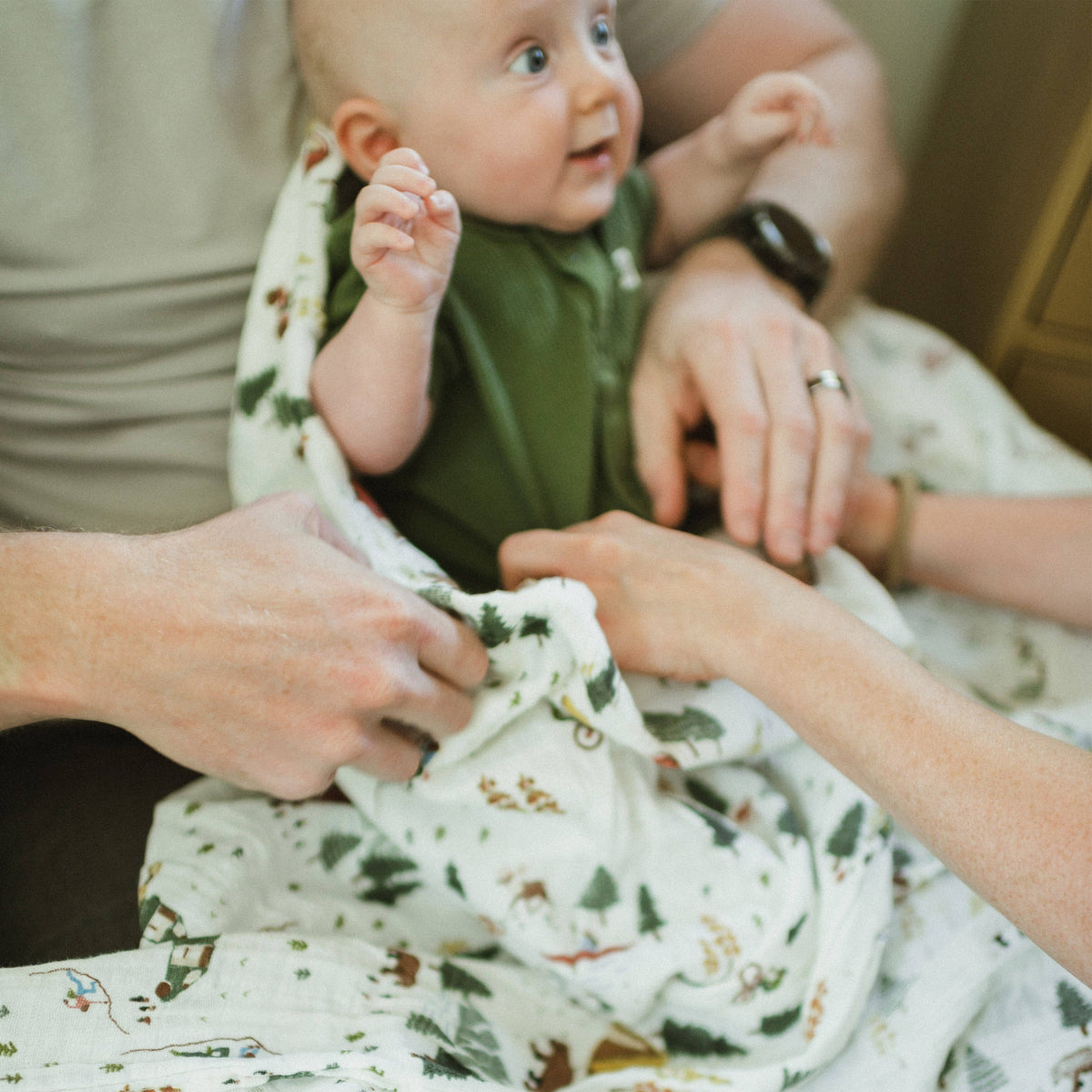Organic Muslin Swaddle 2 Pack