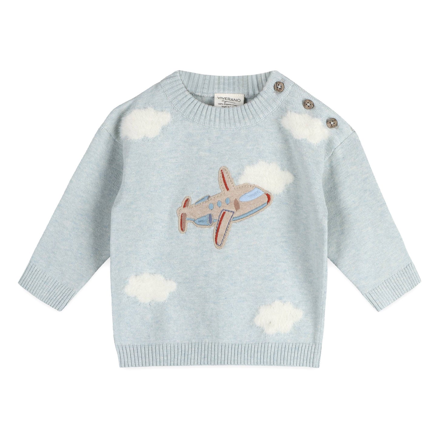 Knit Sweater Set - Airplane