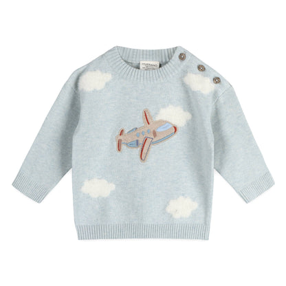 Knit Sweater Set - Airplane