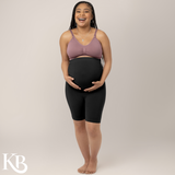 Bamboo Maternity No Rub Short - Black