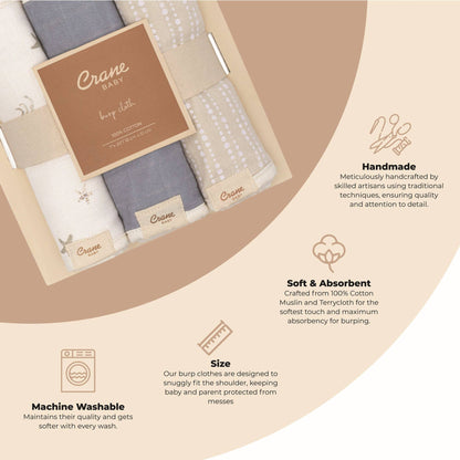 Burp Cloth Set - Ocean