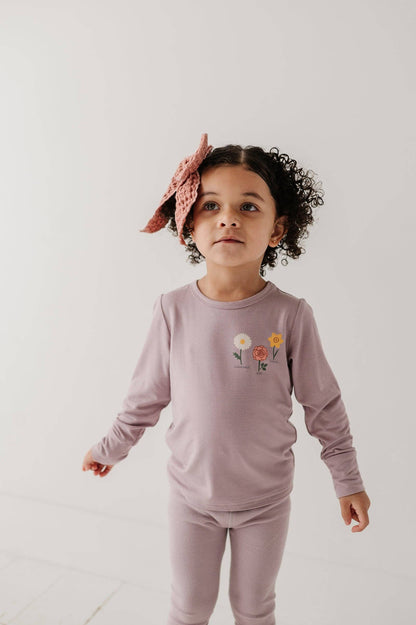 Girl's Long Sleeve Tee Bamboo