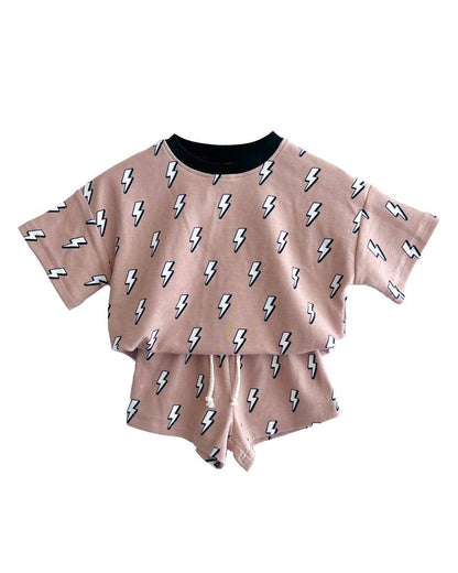 Shorts Set | Tan Bolts