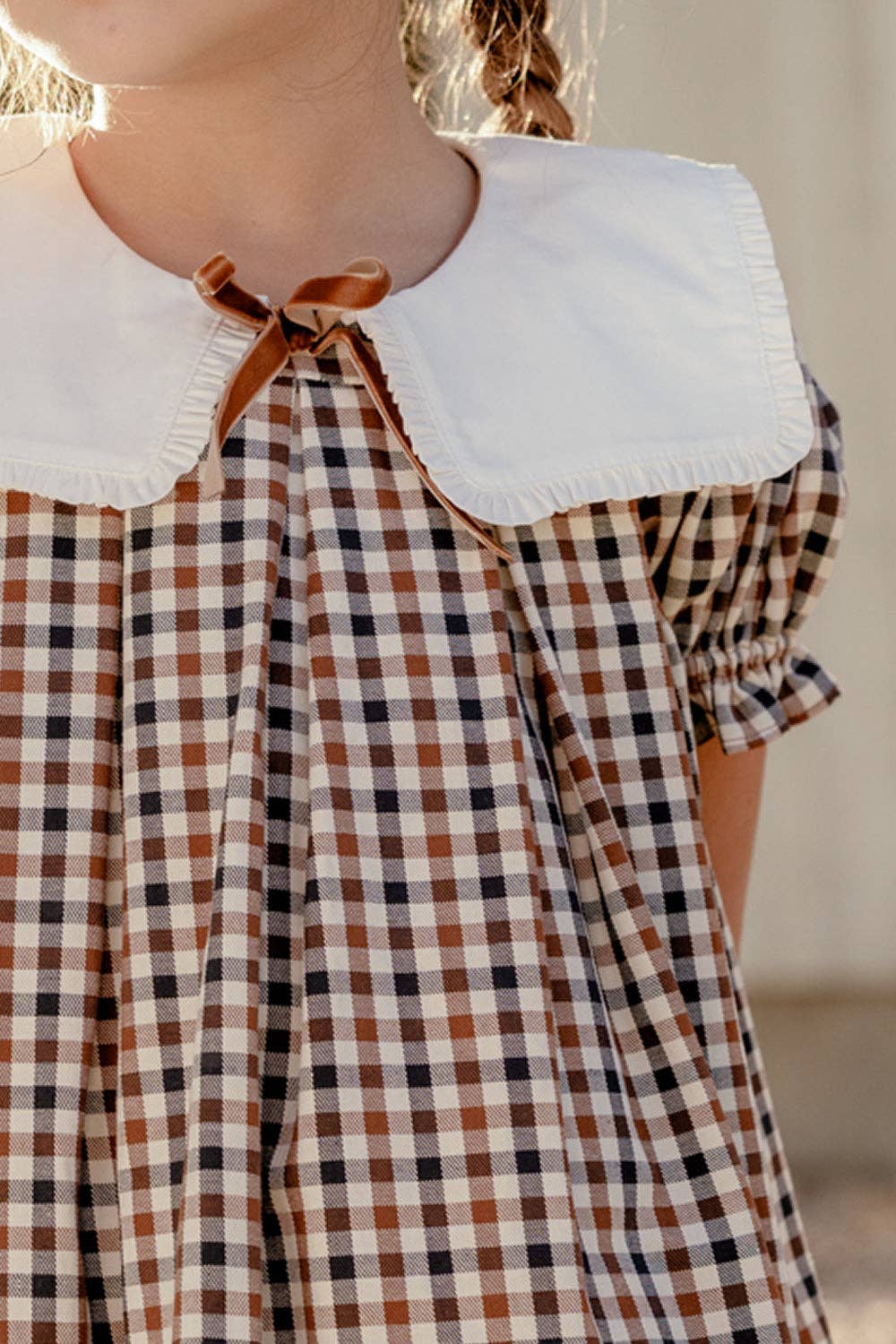 Mini Emery Dress in Chestnut
