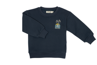 Graphic Sweatshirt On a Beach