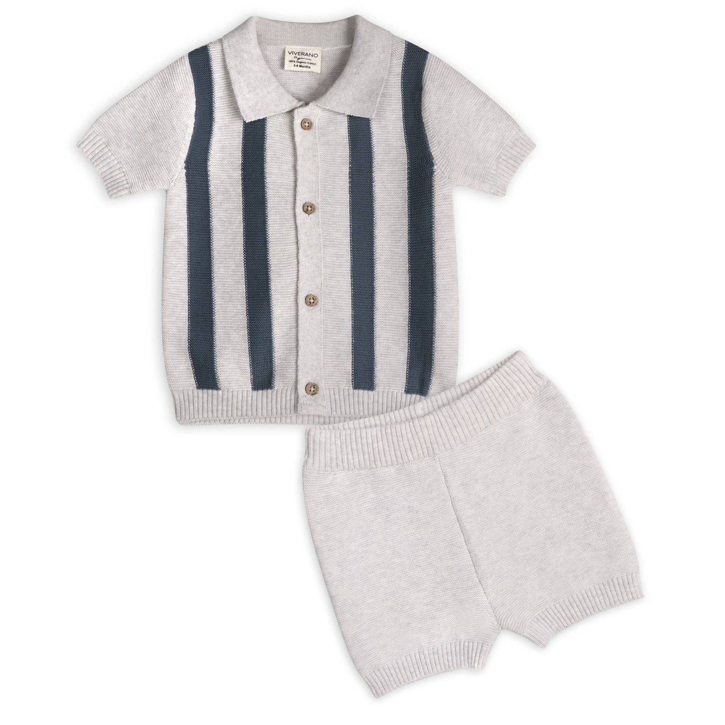 Viverano - Stripe Knit Set Organic