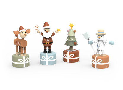Christmas Pushing Puppet