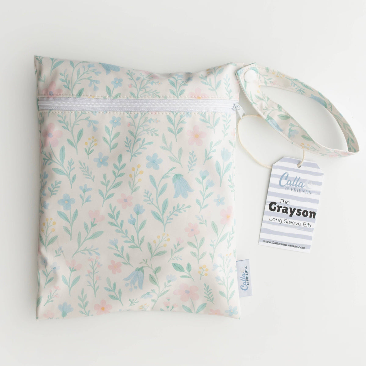 The Grayson Long Sleeve Bib - Wildflower Dreams