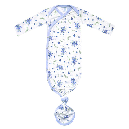 Newborn Knotted Gown - Catherine