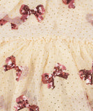 Sequin Bow Tulle Dress