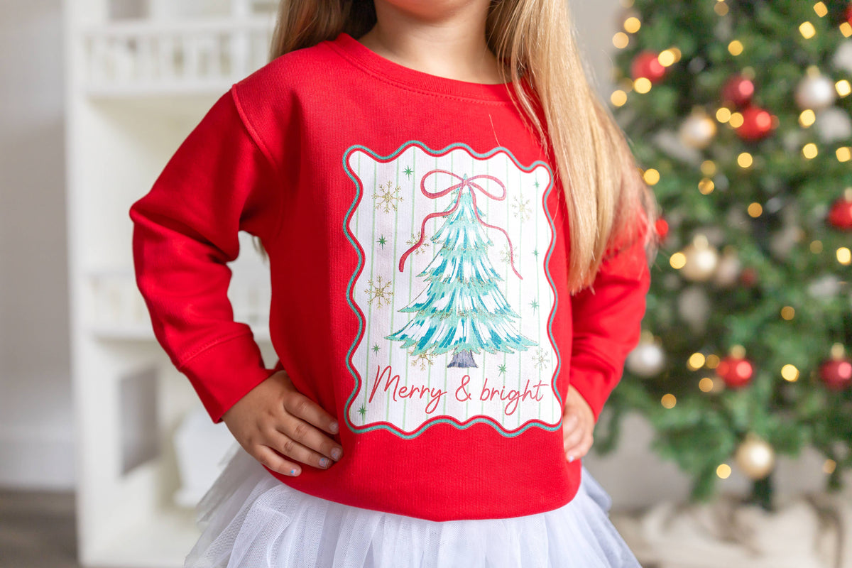 Merry & Bright Christmas Sweatshirt