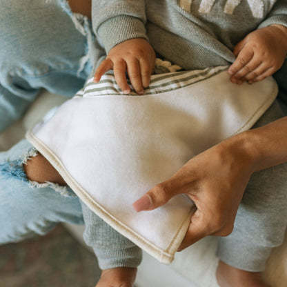 Muslin/Fleece Bib 4 Pack