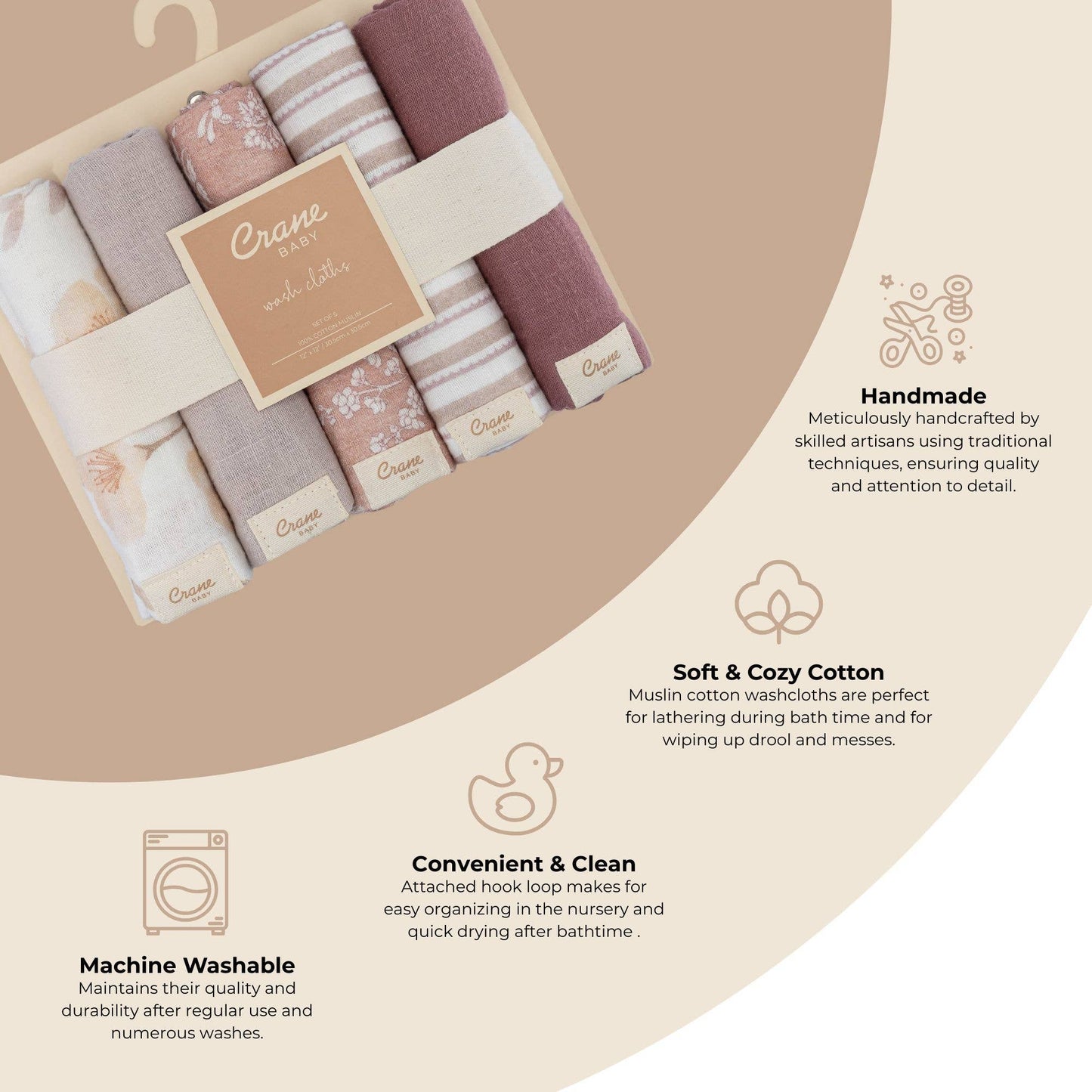 Washcloth Set - Violet