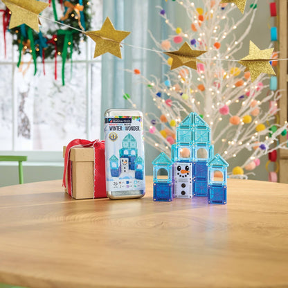 Magna-Tiles Winter Wonder 26-Piece Travel Set
