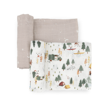 Organic Muslin Swaddle 2 Pack