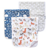 3 Pack Premium Burp Cloths - Rufus
