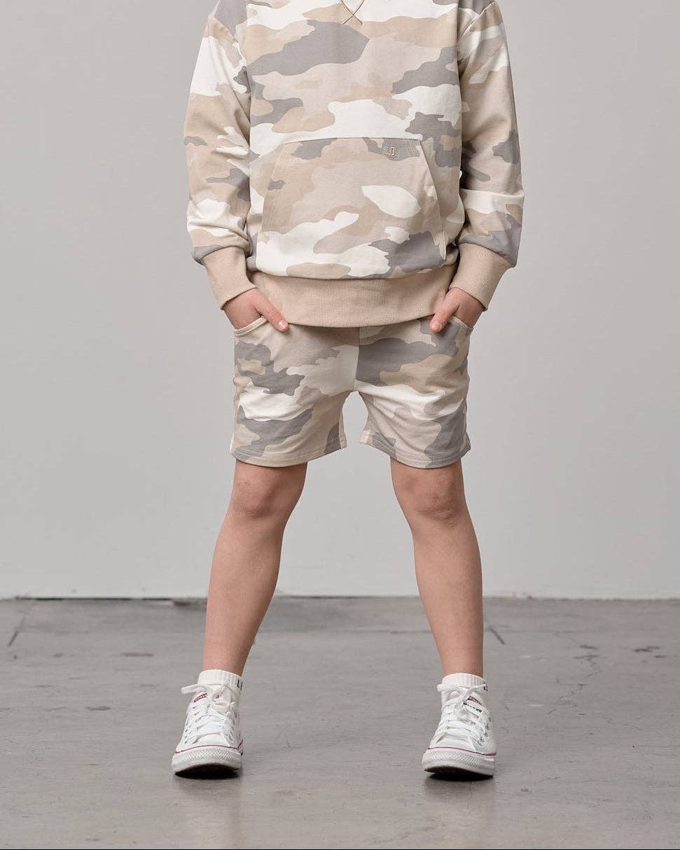 Harem Short - Faded Camo