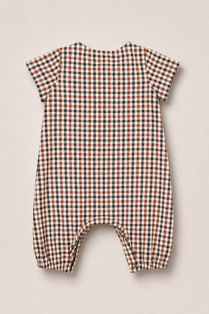 Trevor Romper in Chestnut
