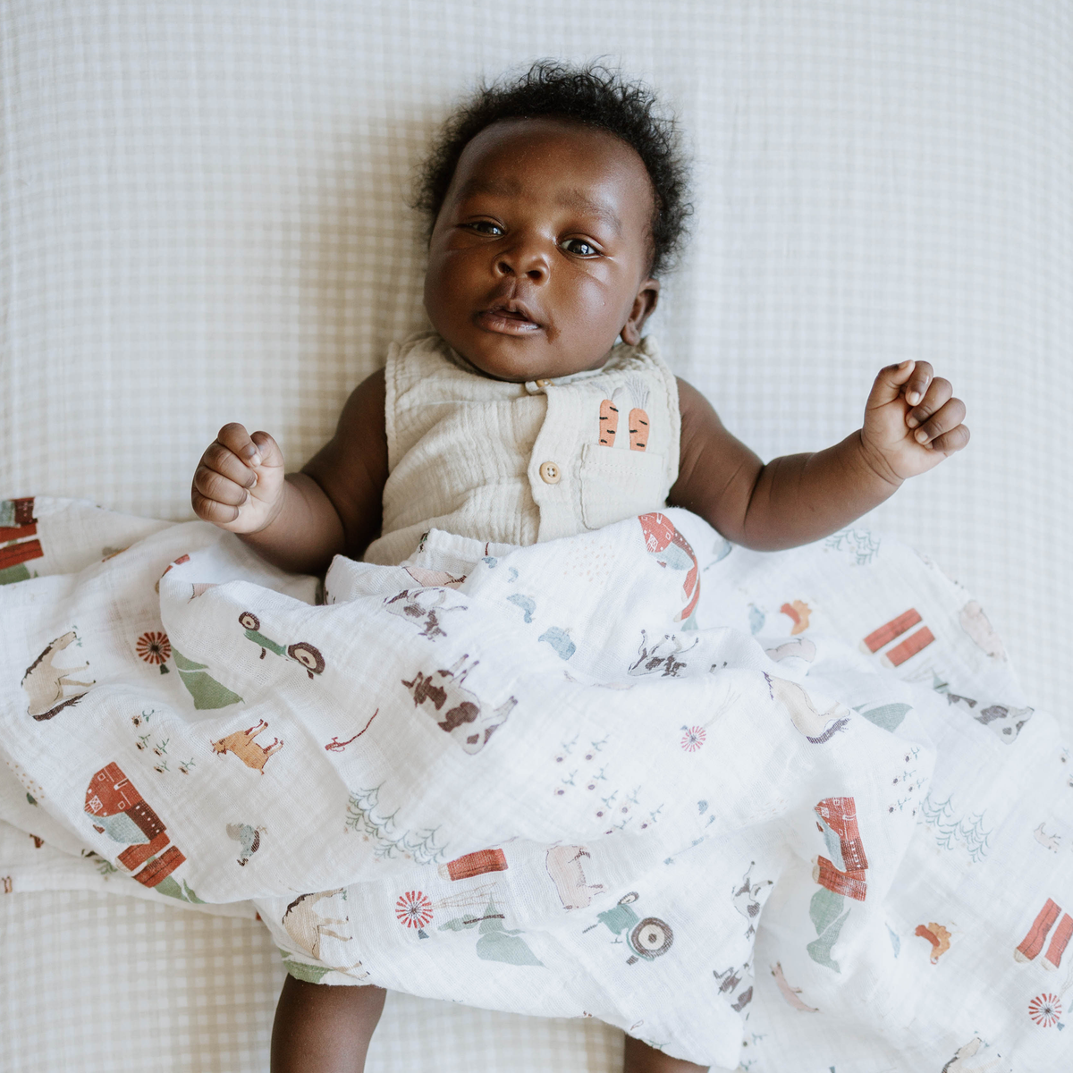 Cotton Muslin Swaddle 3 Pack