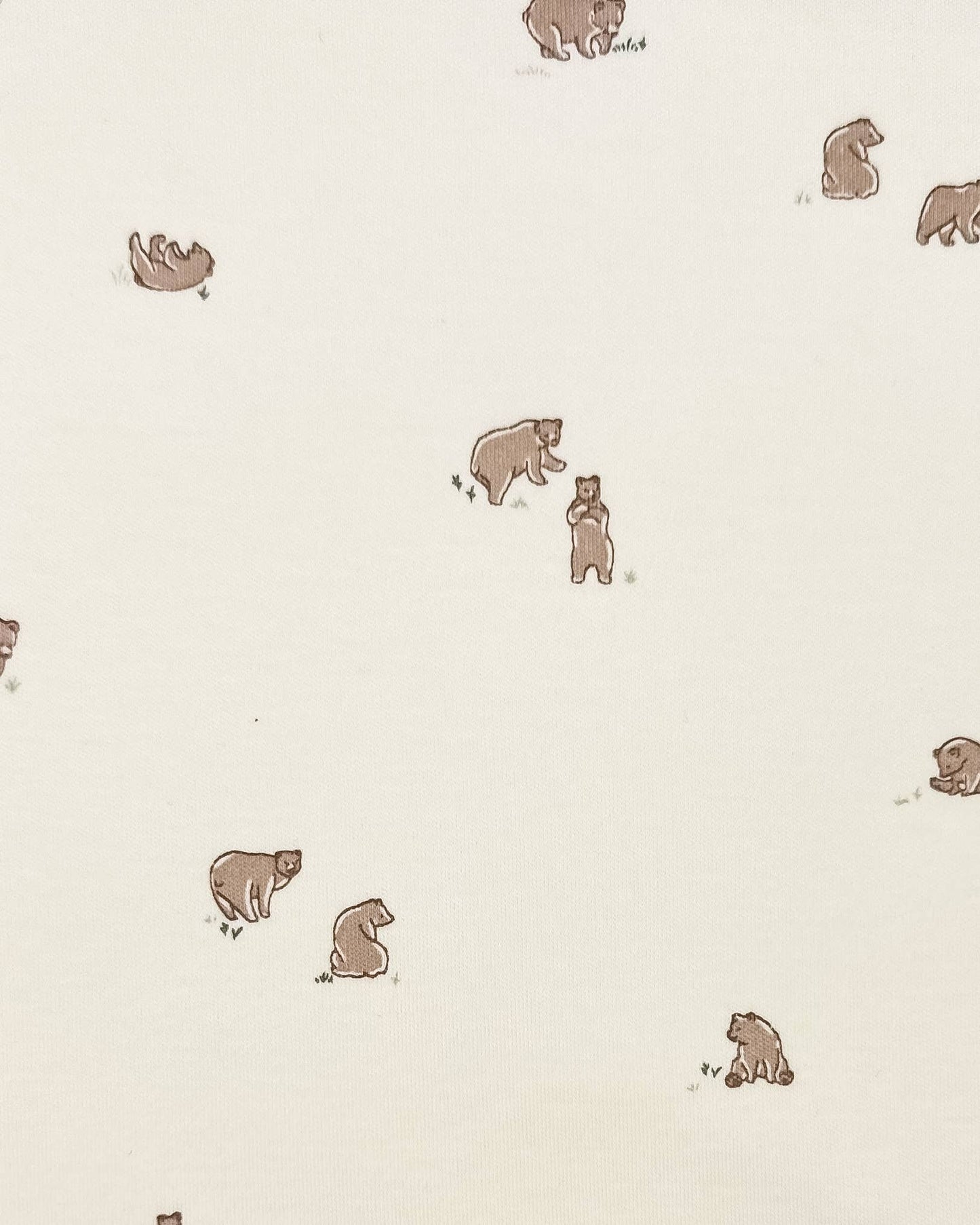 Organic Zip Sleeper - Bear