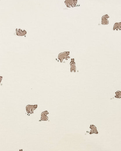 Organic Zip Sleeper - Bear