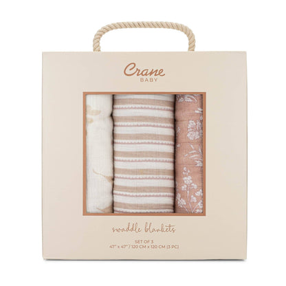 Muslin Swaddle Set - Violet