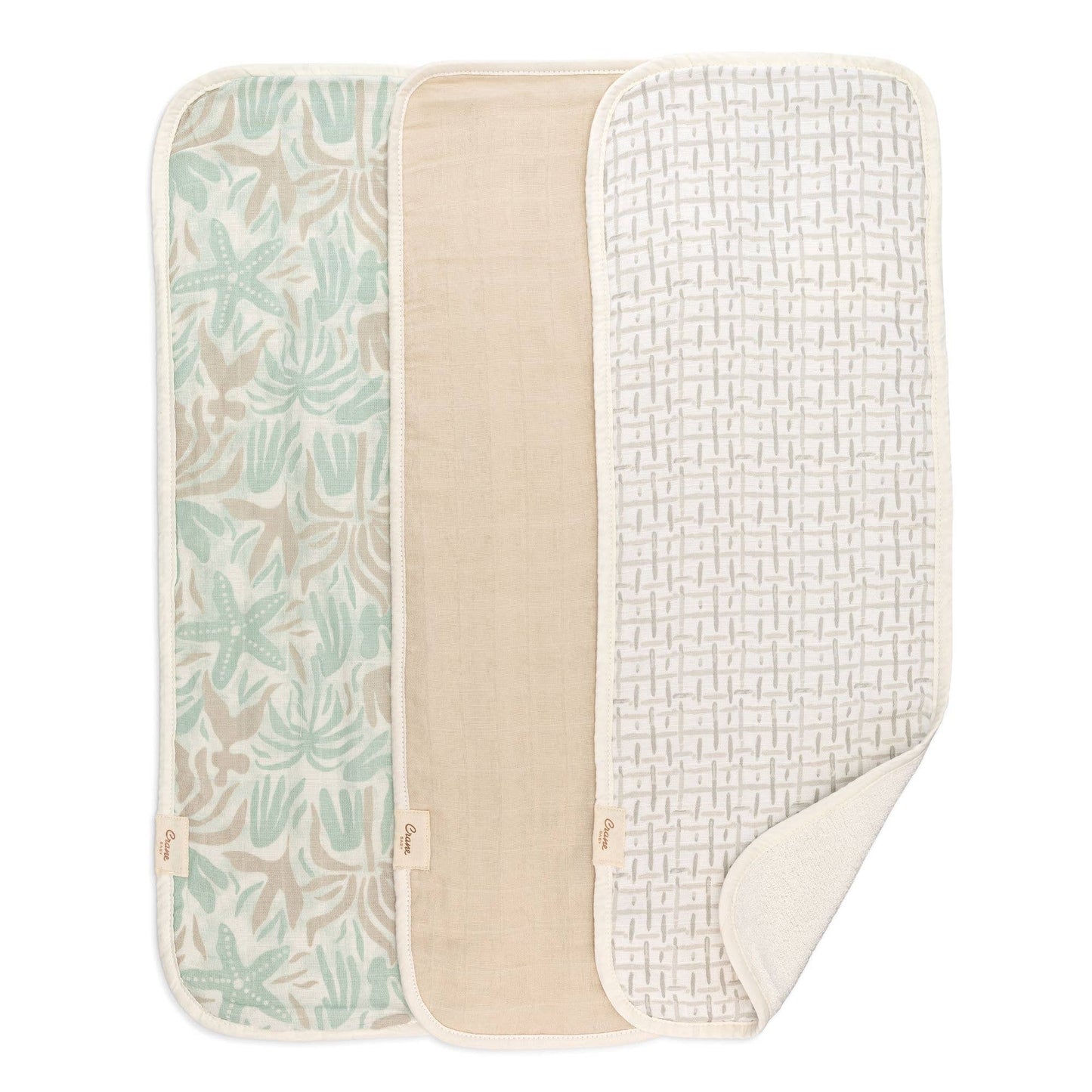 Burp Cloth Set - Cove