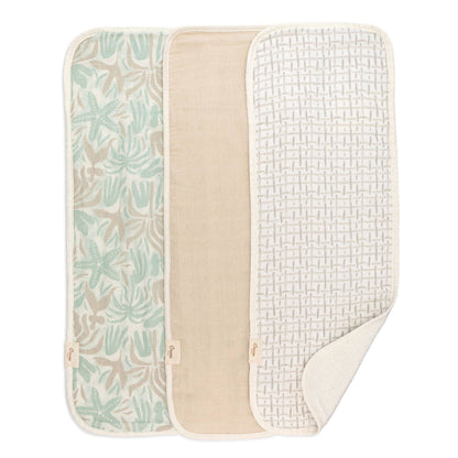 Burp Cloth Set - Cove