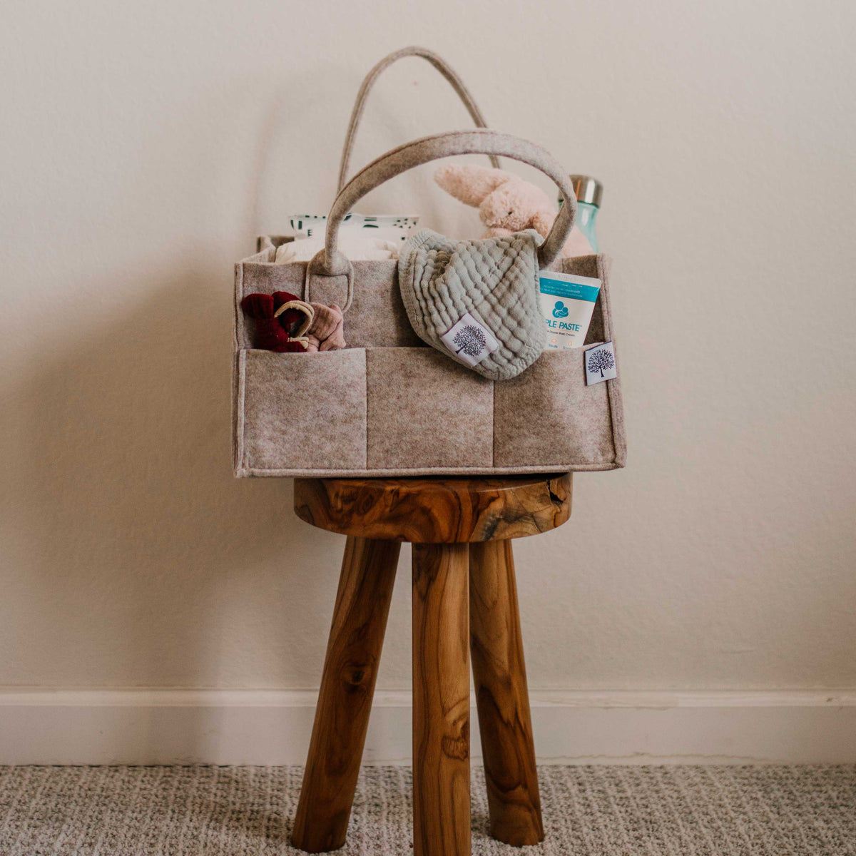 Diaper Caddy - Oatmeal