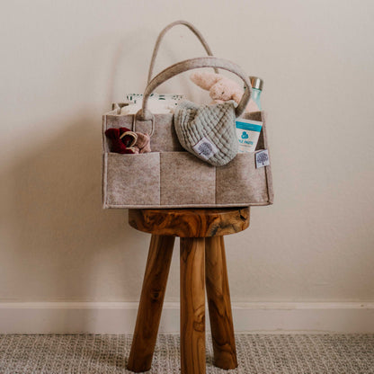 Diaper Caddy - Oatmeal