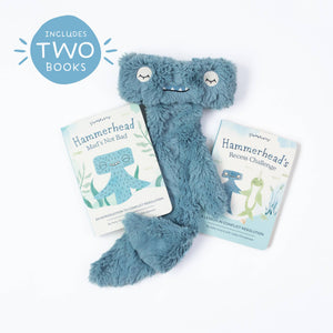 Slumberkins Inc. - Hammerhead's Conflict Resolution Plush Snuggler Set +2 books