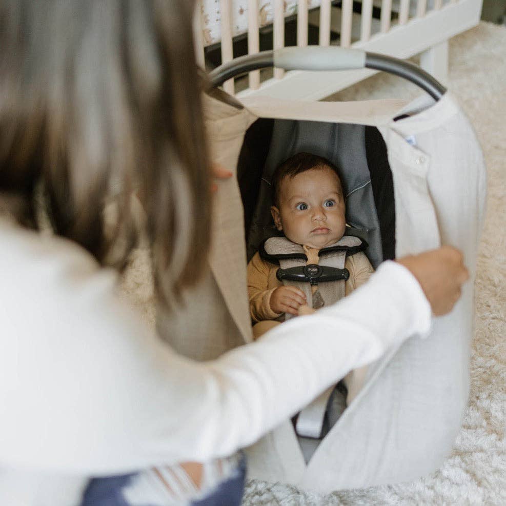 Muslin Car Seat Canopy