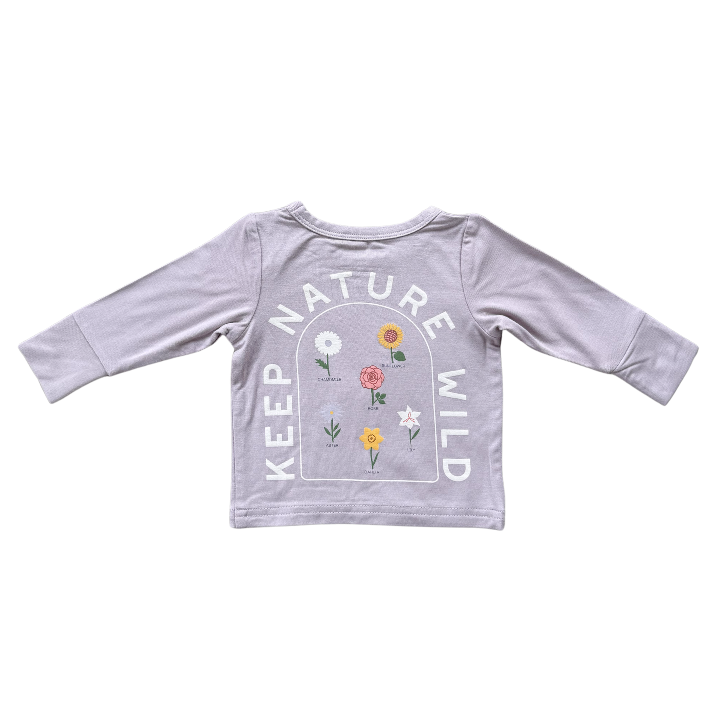 Girl's Long Sleeve Tee Bamboo