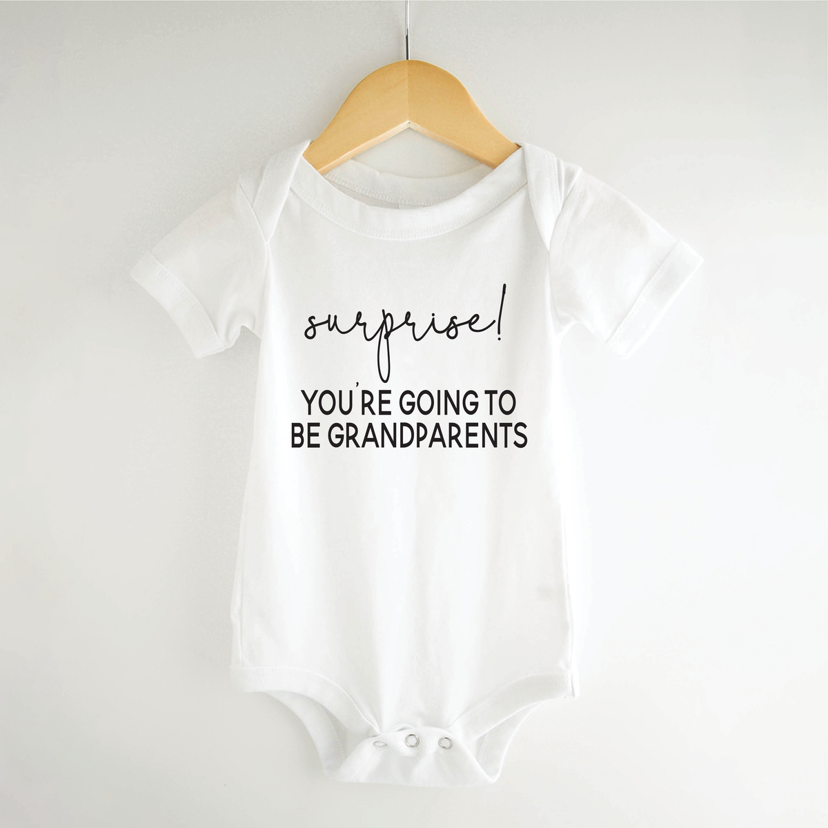 Surprise Grandparents Onesie